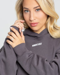 Comfort Cropped Hoodie | Charcoal